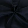 Tissu voile de coton uni bleu navy