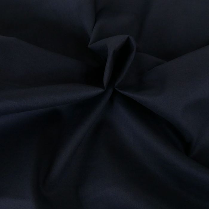 Tissu voile de coton uni - bleu navy  x 10 cm