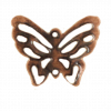 Breloque filigrane papillon 20mm cuivre