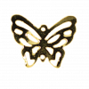 Breloque filigrane papillon 20mm dor