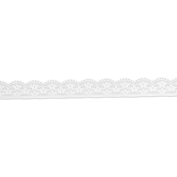 Ruban dentelle élastique 25 mm x 10 cm