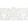 Galon guipure fleurs 14,5 cm x 10 cm