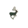 Breloque cerf en acier x1