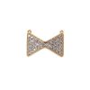 Pendentif serti noeud 2 accroches x1