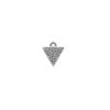 Pendentif serti triangle x1