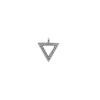 Pendentif serti triangle x1