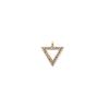 Pendentif serti triangle x1