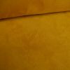 Tissu suédine envers fourrure mouton - moutarde x 10 cm