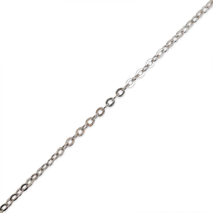 Chaîne maille forçat 2*2,4 mm x 10 cm