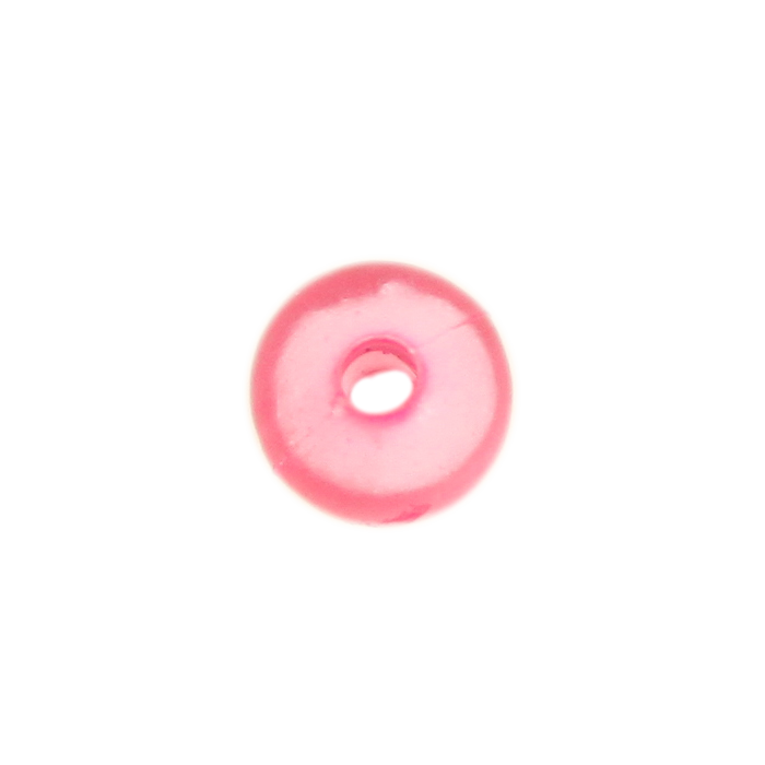 Perle en résine ronde 8mm rose x10