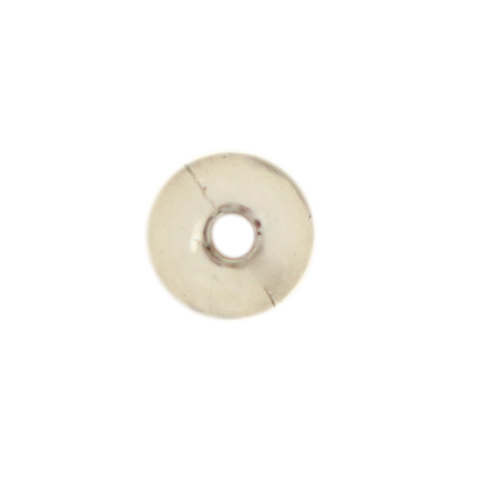 Perle en résine ronde 8mm gris x10