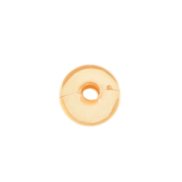 Perle en résine ronde 8mm beige clair x10