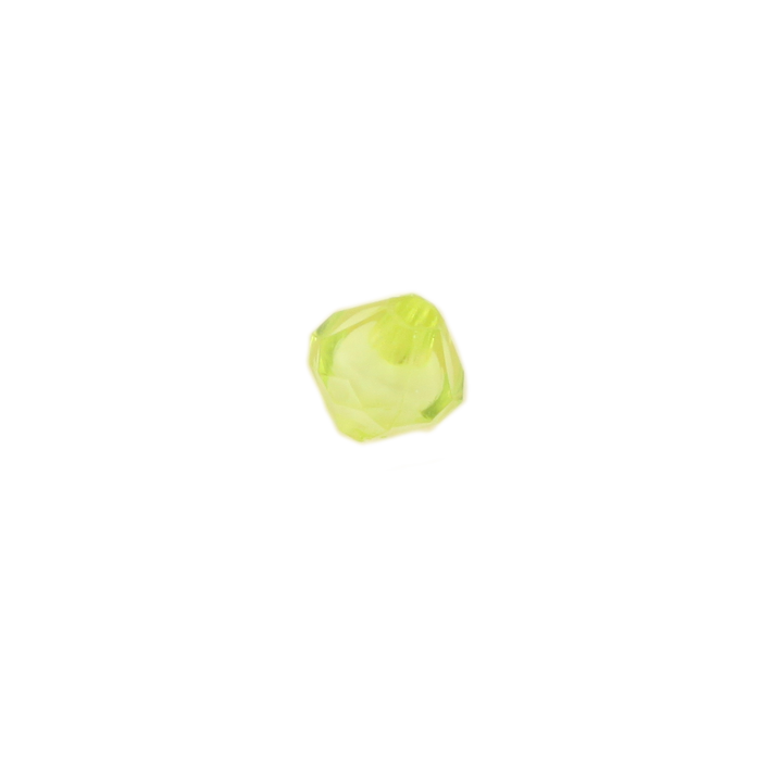 Perle en résine ovale 8mm vert clair x10