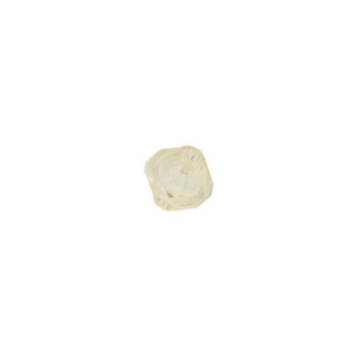 Perle en résine ovale 8mm blanche x10