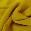 Tissu crêpe légère stretch - jaune x 10 cm