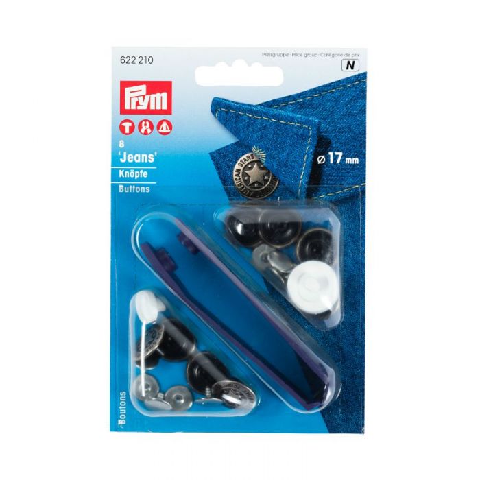 Boutons jeans étoiles 17 mm - Prym