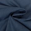Tissu chambray coton uni - bleu x 10 cm