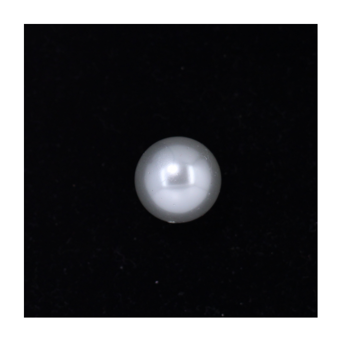 Perle nacrée ronde 16mm écru x1