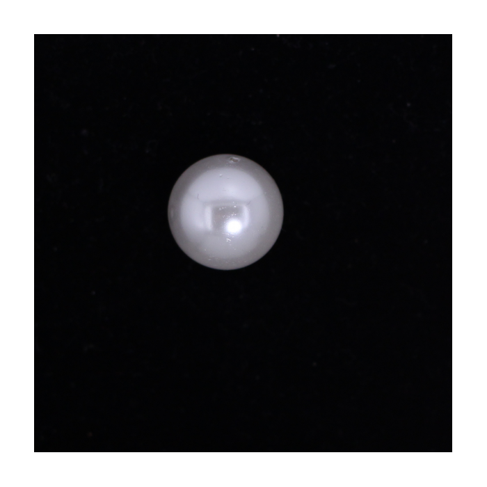 Perle nacrée ronde 14mm blanc x1