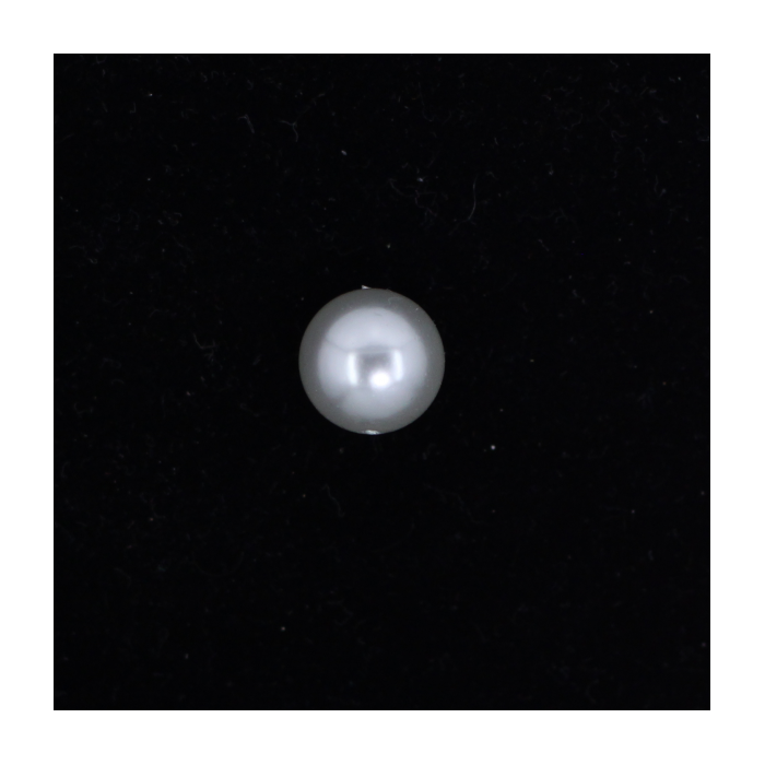 Perle nacrée ronde 12mm gris perle x1