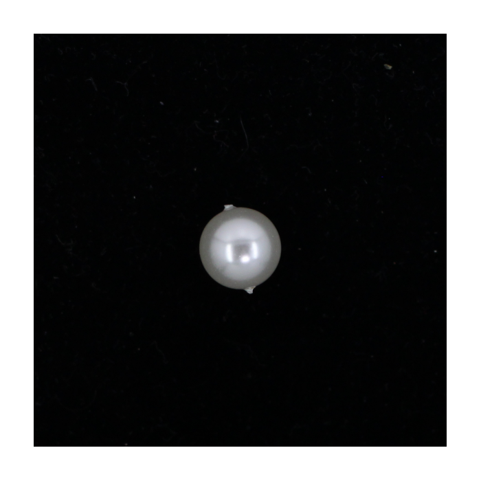 Perle nacrée ronde 10mm écru x1
