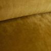 Tissu velours stretch - moutarde x 10 cm