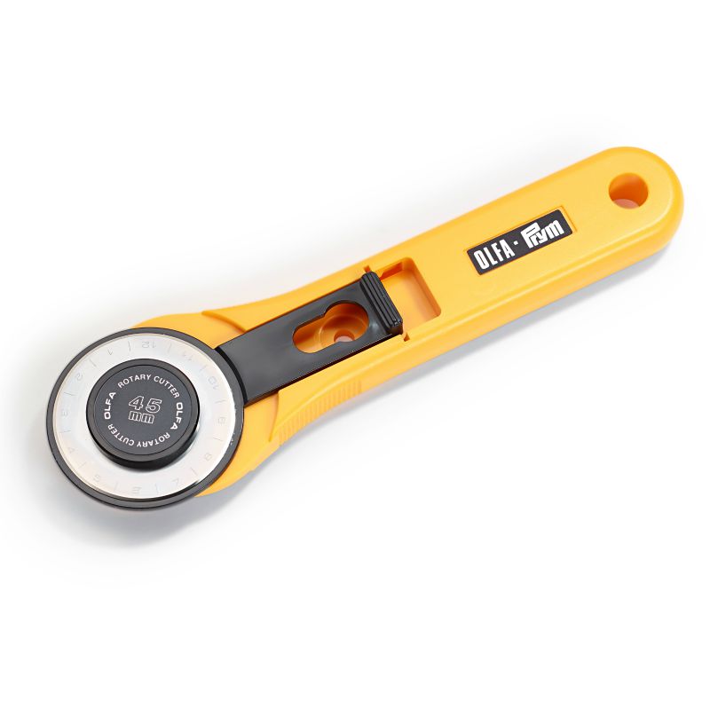 Cutter Rotatif Jakar 45 Mm - Pour Tissu, Cuir, Papier, Vinyle, Coupes Droites Ou Courbes - 5