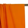 Tissu coton uni - orange vif x 10 cm