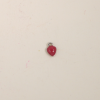 Breloque émaillée coeur 7mm rose foncé x1