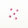 Perles à coller strassées 3mm rose x5