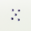 Perles à coller strassées 3mm violet clair x5