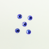 Perles à coller strassées 4mm bleu roi x5