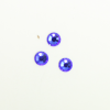 Perles à coller strassées 5mm bleu roi
