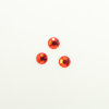 Perles à coller strassées 5mm rouge