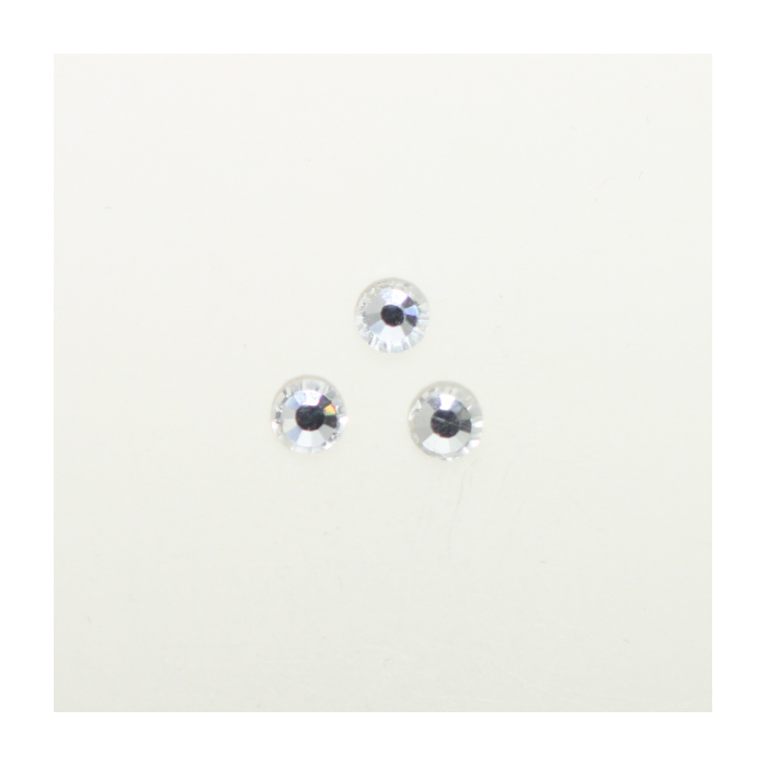 Perles à coller strassées 5mm transparent