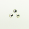 Perles à coller strassées 6mm jaune clair