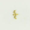 Breloque oiseau 17mm dorée x1