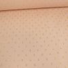 Tissu viscose plumetis dorés - rose x 10 cm