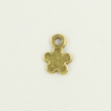 Breloque fleur 10mm dorée x1
