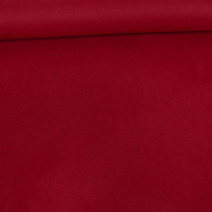 Tissu suédine twill - rouge x 10 cm