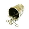 Anneaux ovales ouverts 4 x 5 mm x30