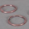 Anneaux ronds ouverts 20mm argent x10