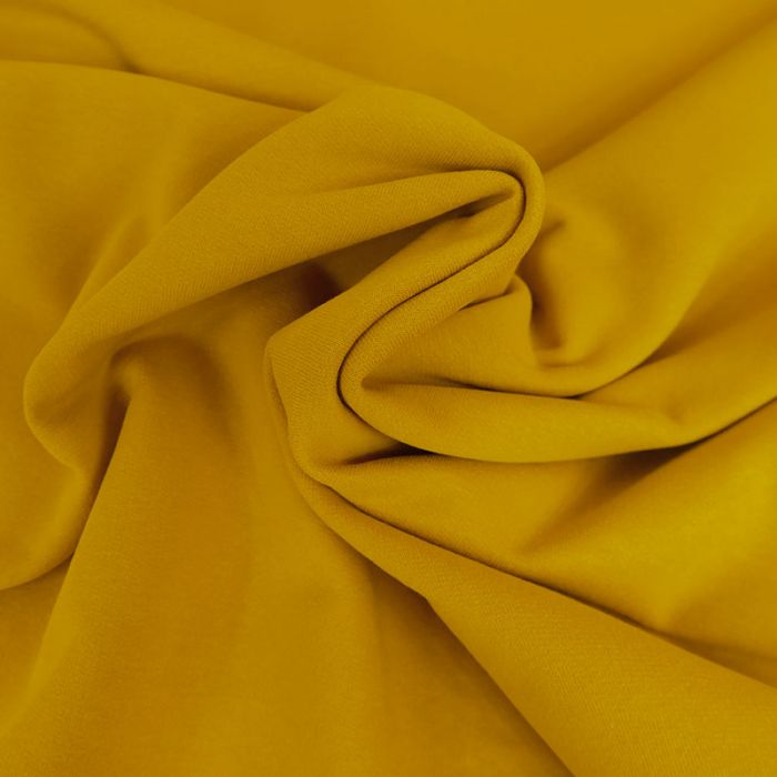 Tissu jersey bio uni - jaune x 10 cm