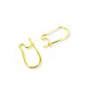 Boucles d'oreilles dormeuses fil 15 mm x 10
