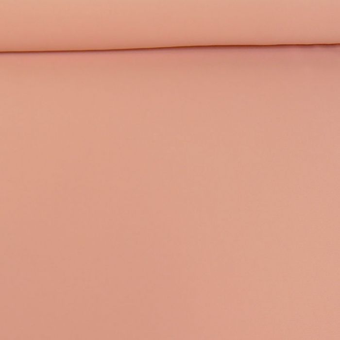 Tissu crêpe léger stretch - rose x 10 cm