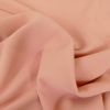 Tissu crêpe légère stretch - rose x 10 cm