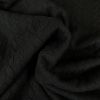 Tissu jersey matelassé torsades - noir x 10 cm