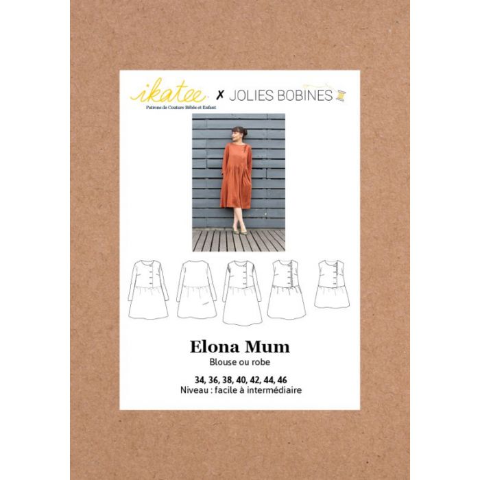 Elona Mum - Patron robe femme - Ikatee
