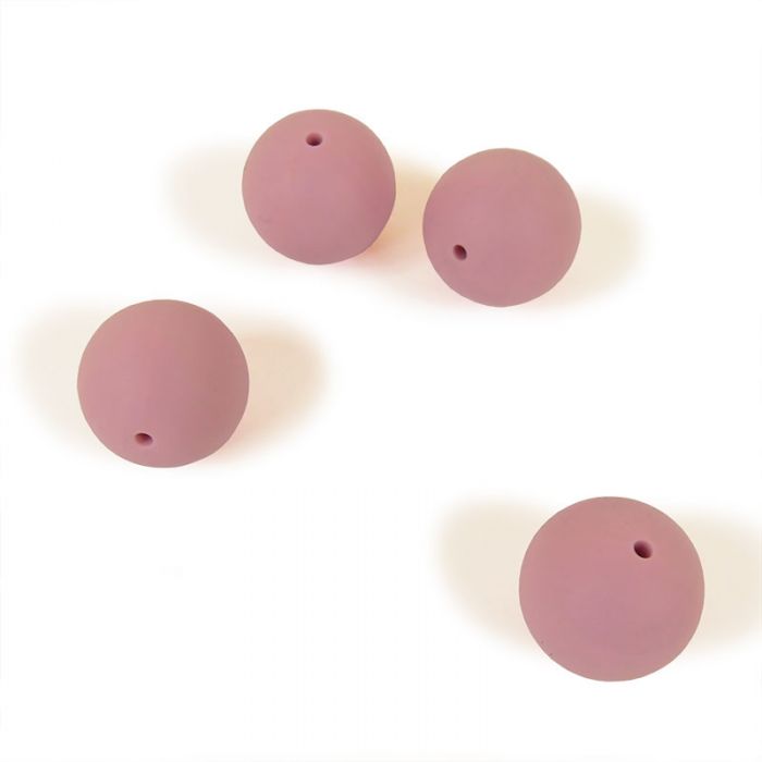 Perles en silicone 18 mm x 4