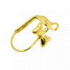 Boucles d'oreilles dormeuse  20 mm noeud papillon x2